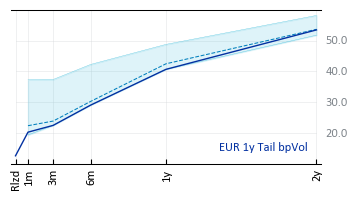 EUR 1y Tail bpVol