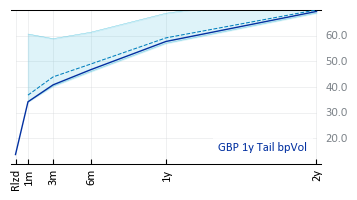 GBP 1y Tail bpVol