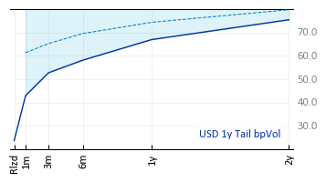 USD 1y Tail bpVol