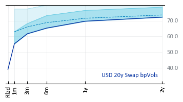 USD 20y Swap bpVols